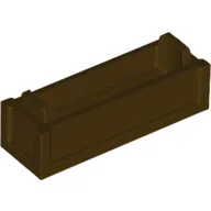 Box / Crate 1 x 3 / Dark Brown