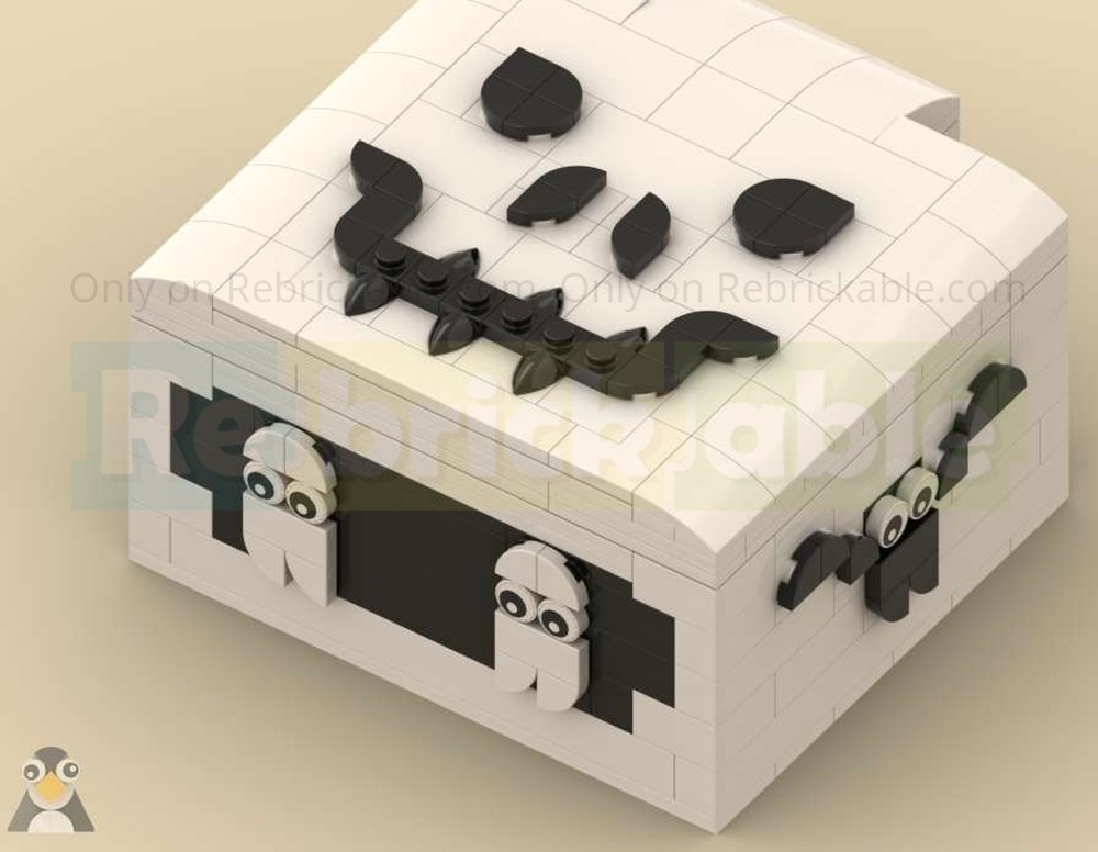 Lego Halloween skeleton box