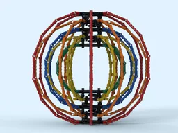 LEGO Sphere Skeleton