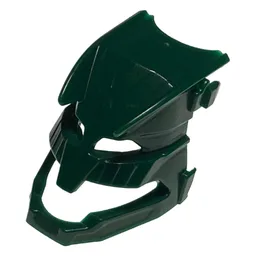 Large Figure Mask from Canister Lid (Piraka Zaktan) / Dark Green