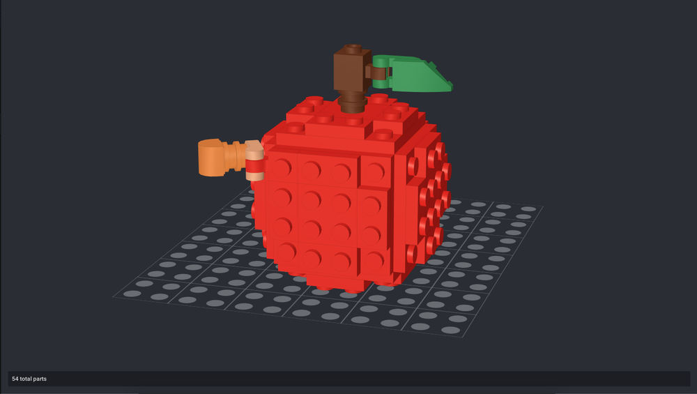 Lego Apple-brick foods 4