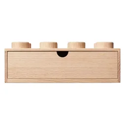 Wooden Desk Drawer 2 x 4 (Light Oak)