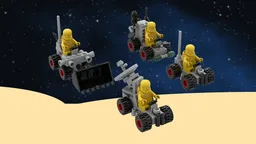 Classic Space Reimagined: Collection 1 - Space Vehicles (886, 889, 6821, 6930)