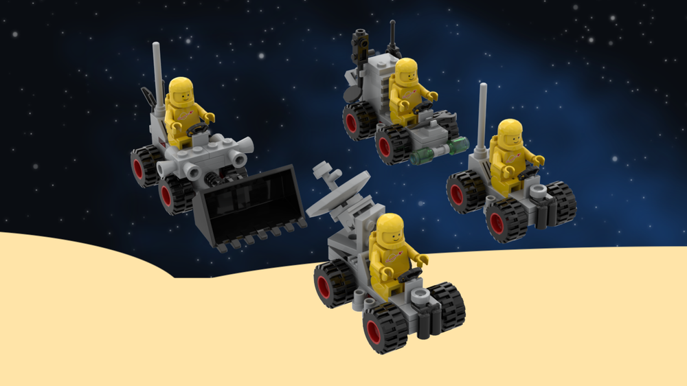 Lego Classic Space Reimagined: Collection 1 - Space Vehicles (886, 889, 6821, 6930)