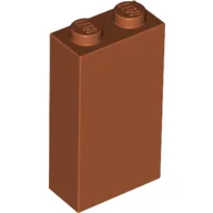 Brick 1 x 2 x 3 with Bottom Stud Holder / Dark Orange