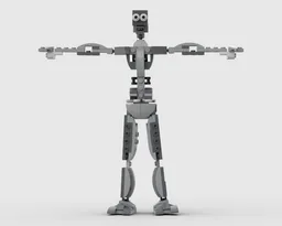 FNAF Endo 01 made from 31163 Playful Cat