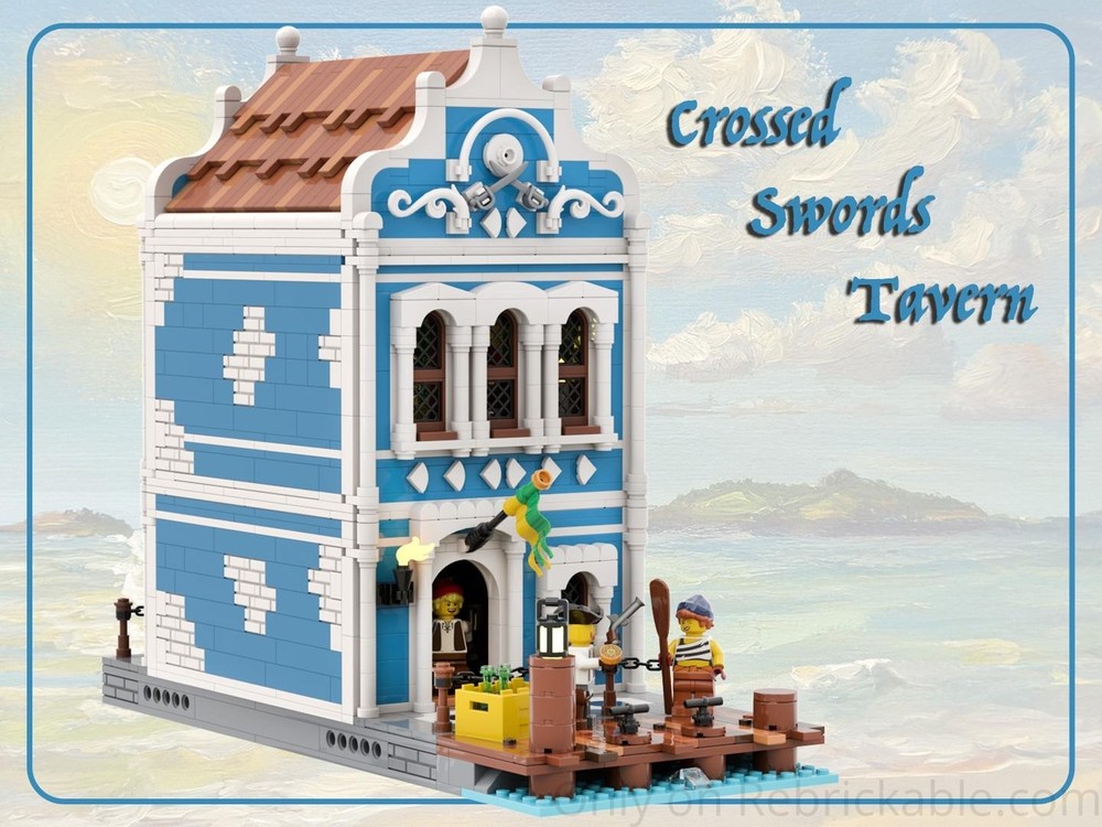 Lego Crossed Swords Tavern - Seafarer's Bay