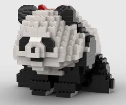 sitting panda