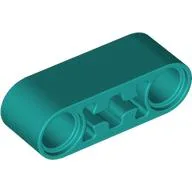 Technic Beam 1 x 3 Thick with Center Axle Hole / Dark Turquoise