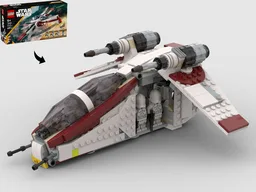 Republic Gunship LAAT/i - Alternate Build of 75402 ARC-170 Starfighter