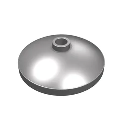 Dish 3 x 3 Inverted [Radar] / Flat Silver