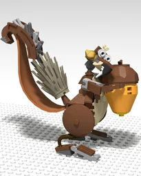 Scrat, the Ice Age Lego squirrel