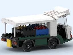 Vintage British Milkfloat - 8 stud wide