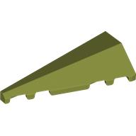 Lego Brick Wedged, Sloped 2 x 5 Left / Olive Green
