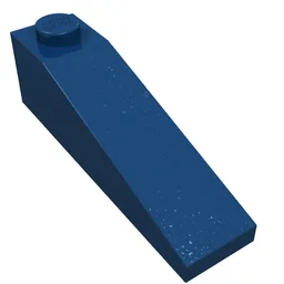 Brick Sloped 18° 4 x 1 / Dark Blue