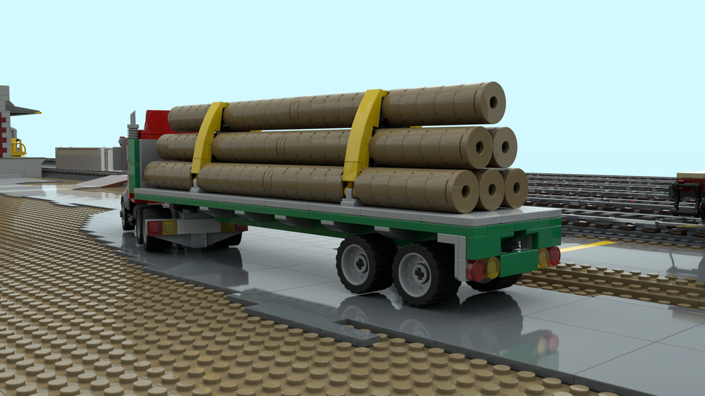 Lego 40' Flatbed Trailer