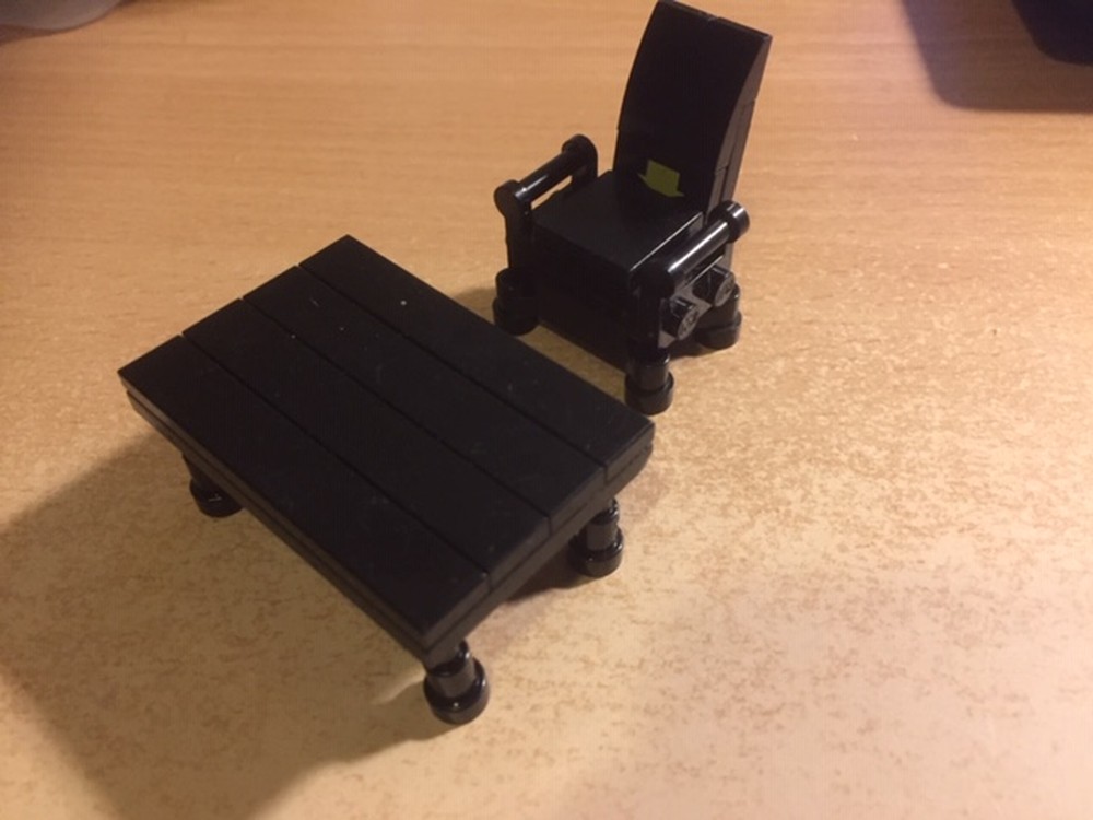Lego armchair desk