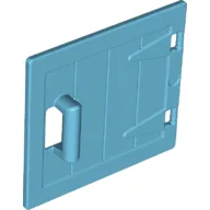 Duplo Door / Lid, Wood Effect / Medium Azure
