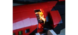 Embraer E-195 plane (Red)