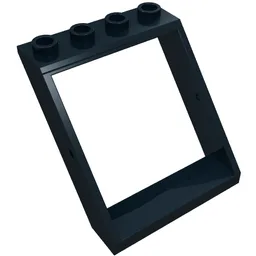 Window 4 x 4 x 3 Roof / Black