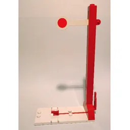 Train Signal Post / Red