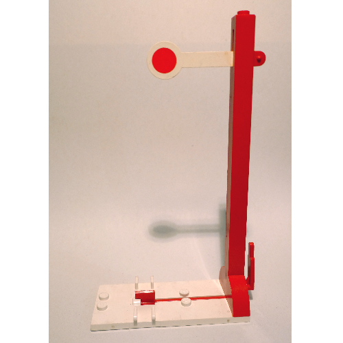 Lego Train Signal Post / Red