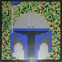 Bounty Hunter Jango Fett Mosaic