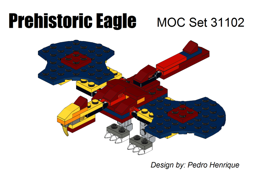 Lego Prehistoric Eagle - MOC 31102