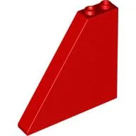 Brick Sloped 55° 1 x 6 x 5 / Red