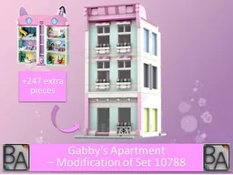 Gabby's Apartment - Modification of Set 10788