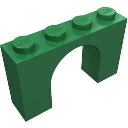 Brick Arch 1 x 4 x 2 / Green