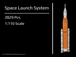 NASA Artemis Space Launch System (SLS) 1:110 (Saturn V Scale)