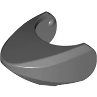 Animal Body Part, Shark Head with Rounded Nose [Plain] / Dark Bluish Gray