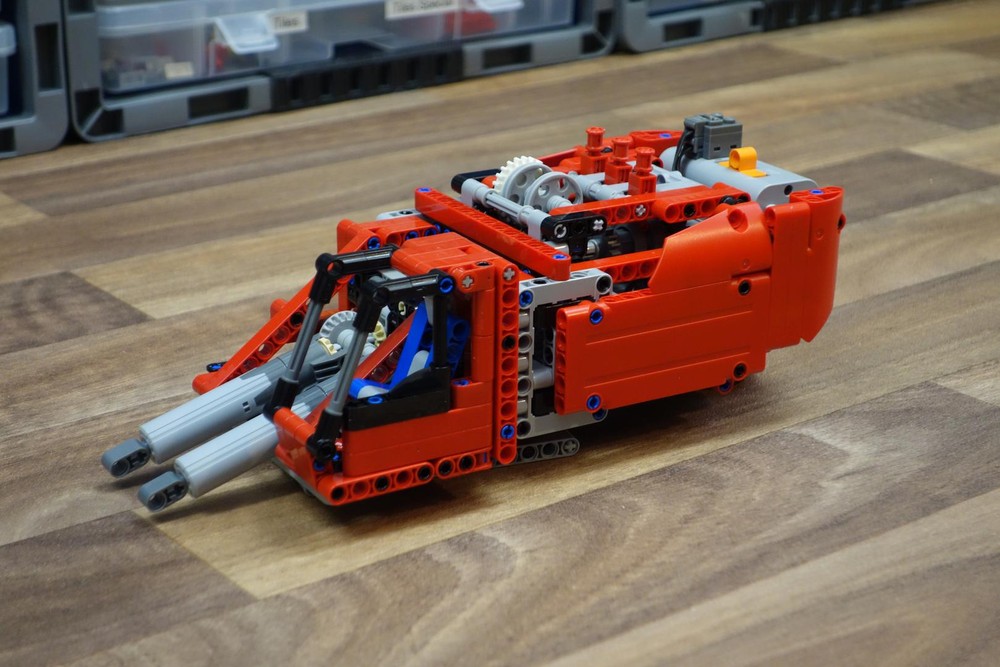 Lego 42009 Mod - new gear box (superstructure only)