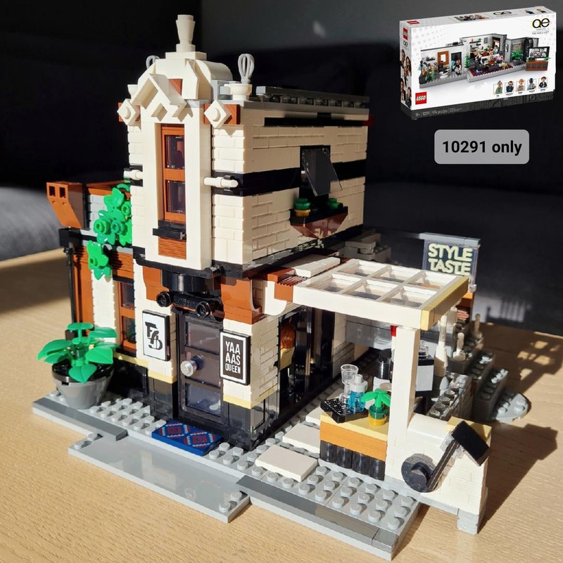 Lego Modular Music Cafe (10291 Queer Eye alternative)