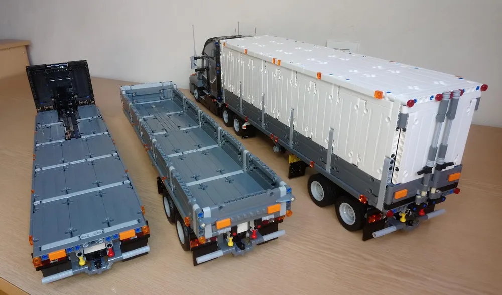 Lego American-style Semitrailers pack for 42078 Mack Anthem