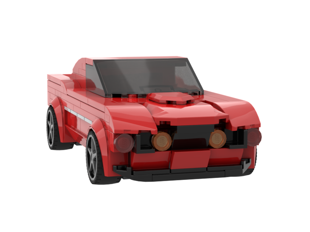 Lego 68 Mustange 8 Wide in Red