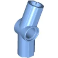 Technic Axle and Pin Connector Angled #3 - 157.5° / Medium Blue