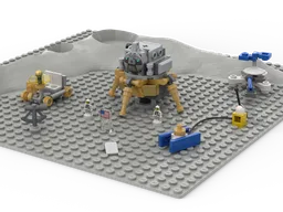Apollo lunar landing site