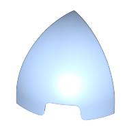 Lego Brick Round Curved 1 x 1 x 1 Quarter Dome / Bright Light Blue