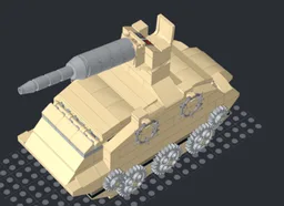 WarBuilds Brush Crusher T-V8 Battle Tank