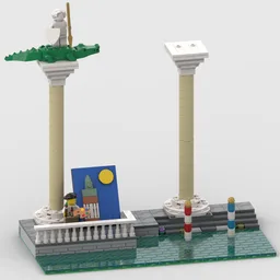 Saint Mark's Square Columns