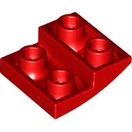 Brick Curved Inverted 2 x 2 x 2/3 / Red