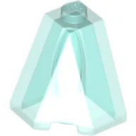 Brick Wedged, Sloped 65° 2 x 2 x 2 Corner / Trans-Light Blue