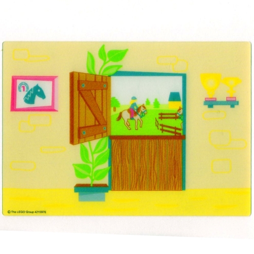 Lego Backdrop, Belville Riding School [5941] / [No Color/Any Color]