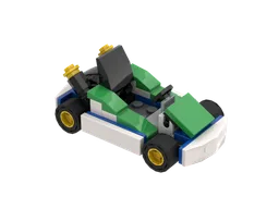 Luigi's kart (Minifig scale)
