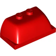 Windscreen 2 x 4 x 1 1/3 [Plain] / Red