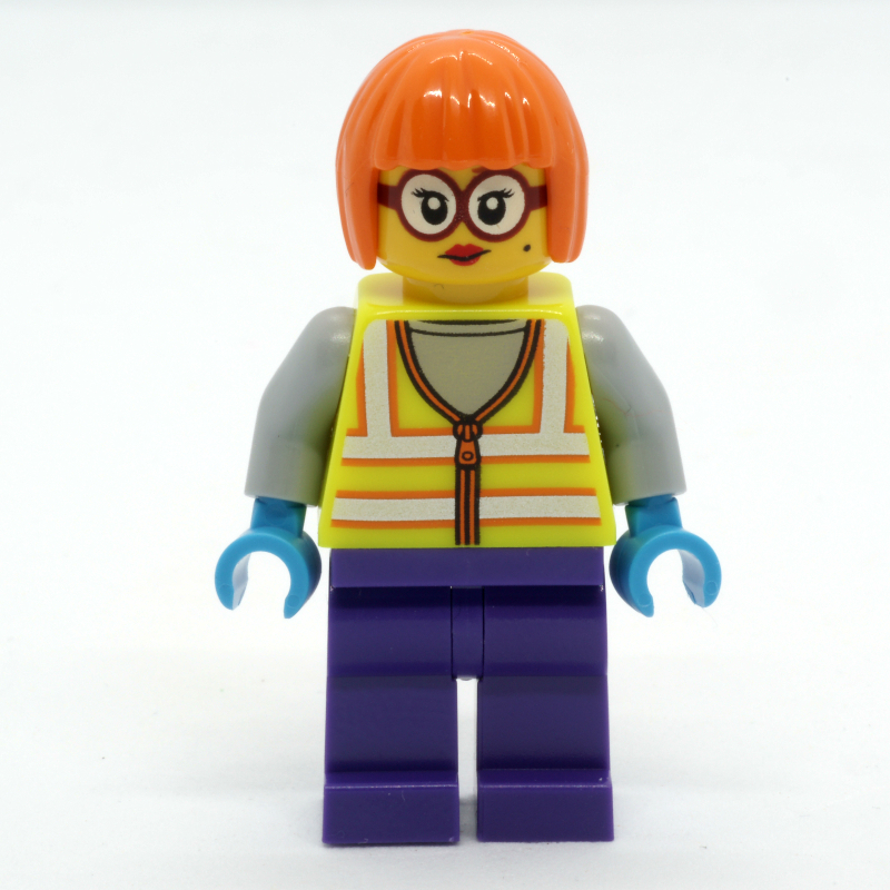 Lego Shirley Keeper, Vibrant Yellow Safety Vest