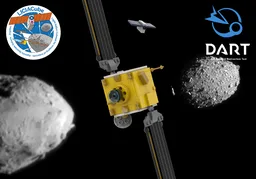 DART Spacecraft and LICEACube Cubesat