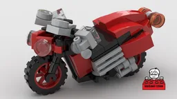 Sport Bike in minifigure scale